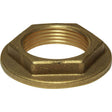 Maestrini Brass Flanged Lock Nut (1-1/4" BSP Female) - PROTEUS MARINE STORE