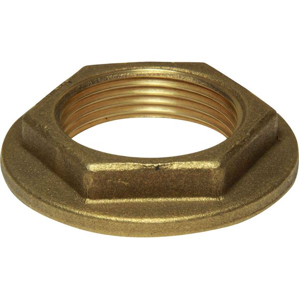 Maestrini Brass Flanged Lock Nut (1-1/4" BSP Female) - PROTEUS MARINE STORE