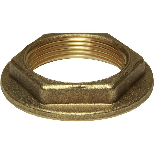 Maestrini Brass Flanged Lock Nut (1-1/2" BSP Female) - PROTEUS MARINE STORE