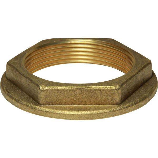 Maestrini Brass Flanged Lock Nut (2" BSP Female) - PROTEUS MARINE STORE