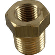 Maestrini Brass Reducing Bush (1/4" BSP Male to 1/8" BSP Female) - PROTEUS MARINE STORE