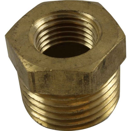 Maestrini Brass Reducing Bush (1/2" BSP Male to 1/4" BSP Female) - PROTEUS MARINE STORE