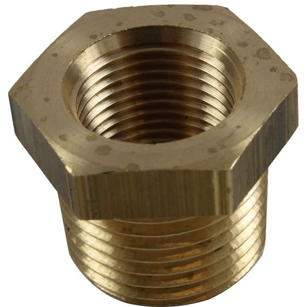 Maestrini Brass Reducing Bush (1/2" BSP Male to 3/8" BSP Female) - PROTEUS MARINE STORE