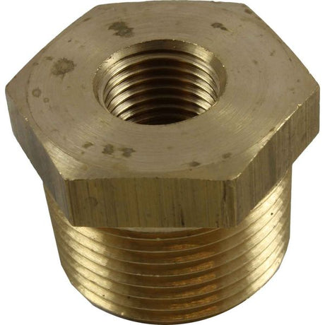 Maestrini Brass Reducing Bush (3/4" BSP Male to 1/4" BSP Female) - PROTEUS MARINE STORE