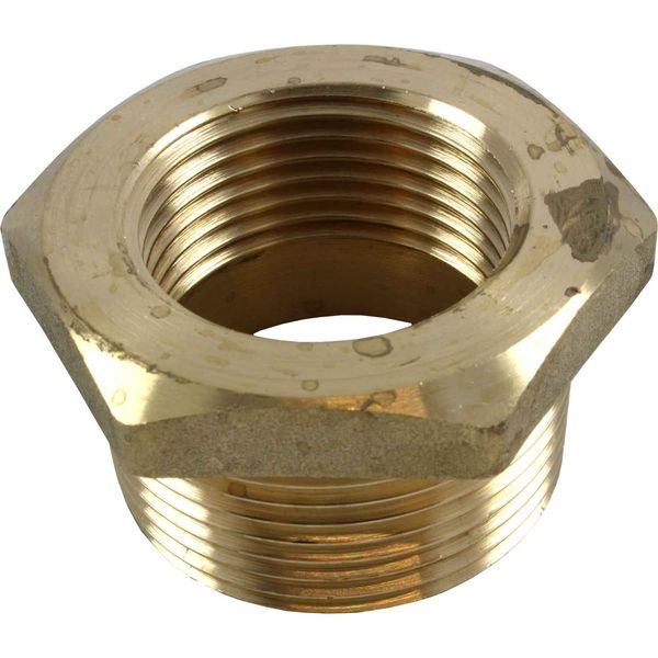 Maestrini Brass Reducing Bush (1-1/4" BSP Male to 1" BSP Female) - PROTEUS MARINE STORE