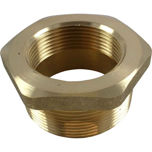 Maestrini Brass Reducing Bush (2" BSP Male to 1-1/2" BSP Female) - PROTEUS MARINE STORE