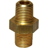 Maestrini Brass Equal Nipple (1/8" BSP Male) - PROTEUS MARINE STORE