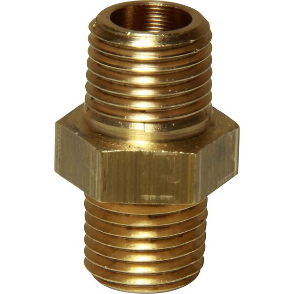 Maestrini Brass Equal Nipple (1/4" BSP Male) - PROTEUS MARINE STORE