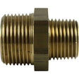 Maestrini Brass Reducing Nipple (3/4" BSP Male to 1/2" BSP Male) - PROTEUS MARINE STORE