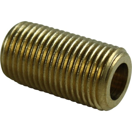 Maestrini Brass Equal Running Nipple (1/8" BSP / 18mm Long) - PROTEUS MARINE STORE