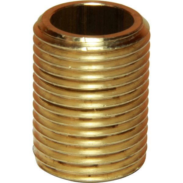 Maestrini Brass Equal Running Nipple (1/2" BSP / 28mm Long) - PROTEUS MARINE STORE