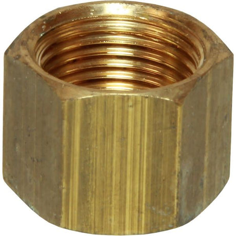 Maestrini Brass Blanking Cap (3/8" BSP Female) - PROTEUS MARINE STORE