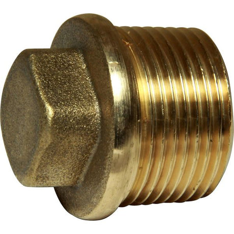 Maestrini Brass Tapered Plug (3/4" BSP Male) - PROTEUS MARINE STORE