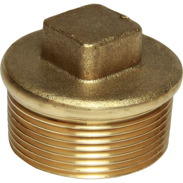 Maestrini Brass Tapered Plug (1-1/2" BSP Male) - PROTEUS MARINE STORE