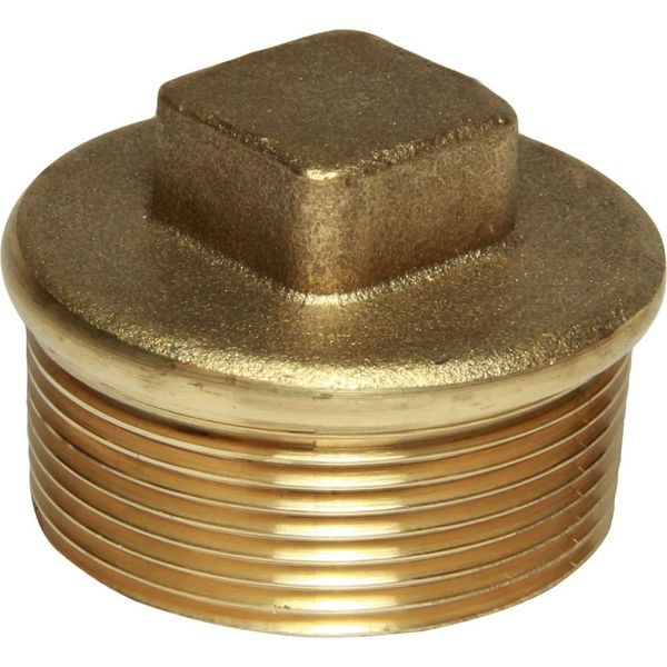 Maestrini Brass Tapered Plug (2" BSP Male) - PROTEUS MARINE STORE