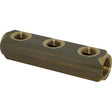 Maestrini Brass Female Pipe Manifold (3/4" BSP with 3 x 1/2" Inlets) - PROTEUS MARINE STORE