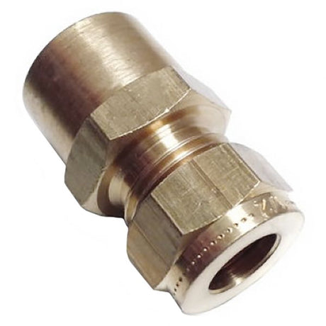 AG Wade Female Gas Coupling (1/4" Compression to 3/8" BSP Taper) - PROTEUS MARINE STORE