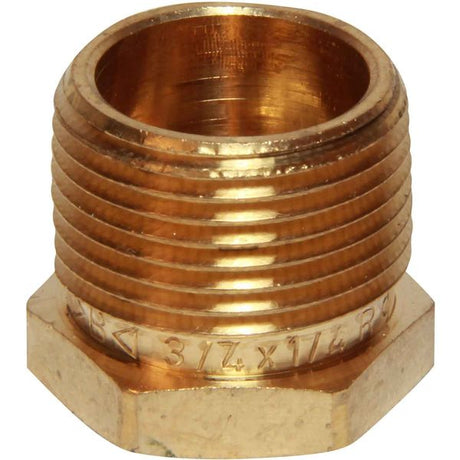 Maestrini Bronze Reducing Bush (3/4" BSP Male to 1/4" BSP Female) - PROTEUS MARINE STORE