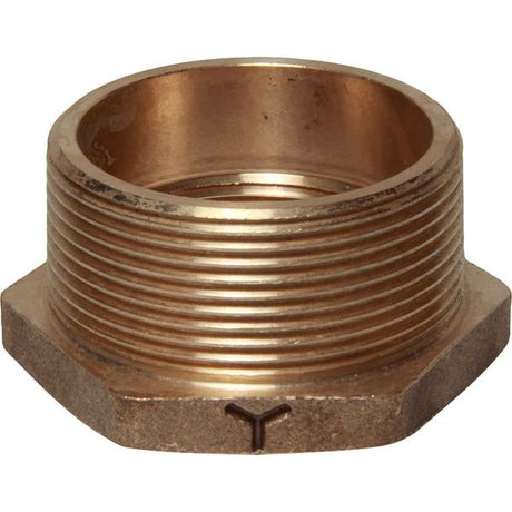 Maestrini Bronze Reducing Bush (2" BSP Male to 1-1/2" BSP Female) - PROTEUS MARINE STORE