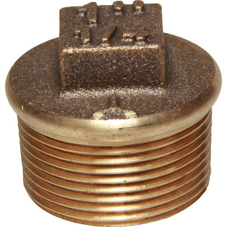 Maestrini Bronze Tapered Plug (1-1/4" BSP Male) - PROTEUS MARINE STORE