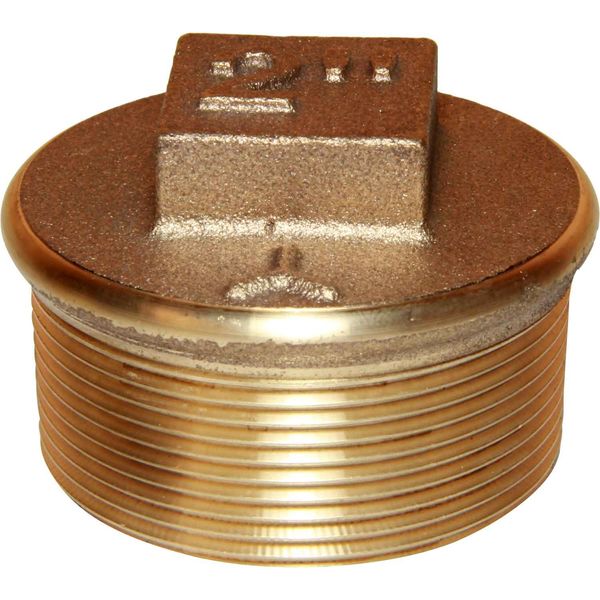 Maestrini Bronze Tapered Plug (2" BSP Male) - PROTEUS MARINE STORE