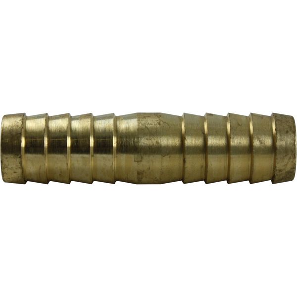 Maestrini Brass Straight Hose Connector (16mm to 16mm) - PROTEUS MARINE STORE