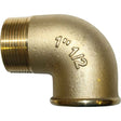 Maestrini DZR Compact 90 Degree Elbow (1-1/2" BSP Male/Female) - PROTEUS MARINE STORE