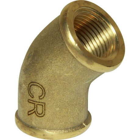 Maestrini DZR Compact 45 Degree Elbow (3/8" BSP Female) - PROTEUS MARINE STORE