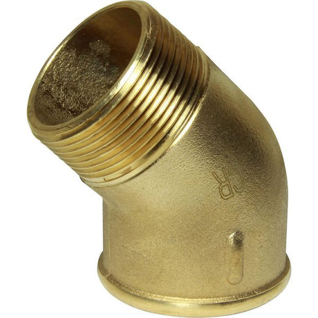 Maestrini DZR Compact 45 Degree Elbow (1-1/2" BSP Male/Female) - PROTEUS MARINE STORE