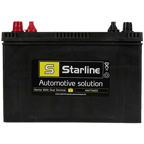Starline Leisure Battery 90Ah Sealed Lead Acid (695 / DC27MF) - PROTEUS MARINE STORE