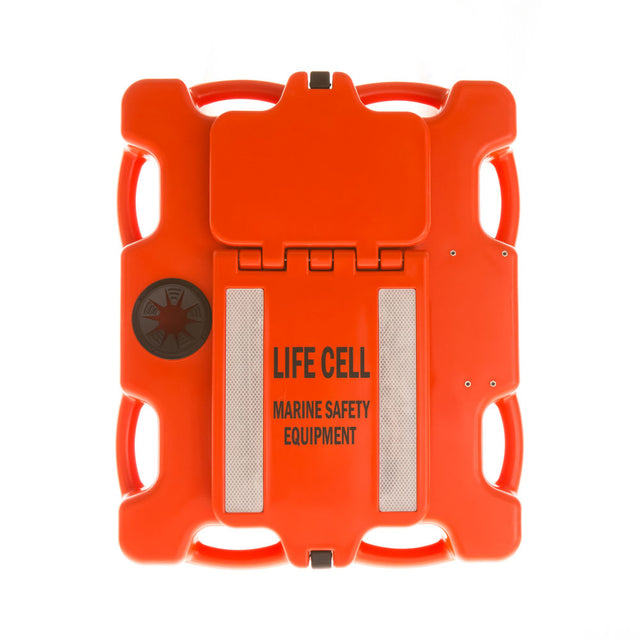Life Cell The Crewman Emergency Pod Grab Case Flotation Device for up to 8 People - Orange - PROTEUS MARINE STORE