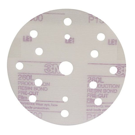 3M 260L Hookit Microfinishing Disc 150mm P600 (50) - PROTEUS MARINE STORE