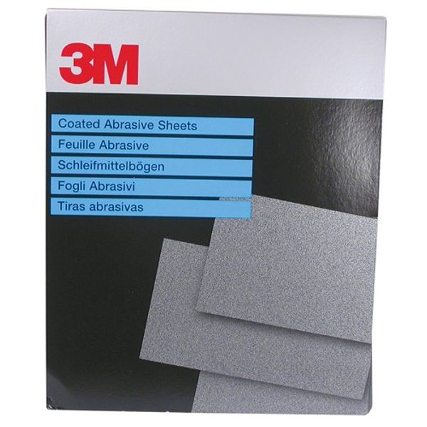 3M 734 Wetordry P120 230 x 280mm Sheet (25) - PROTEUS MARINE STORE