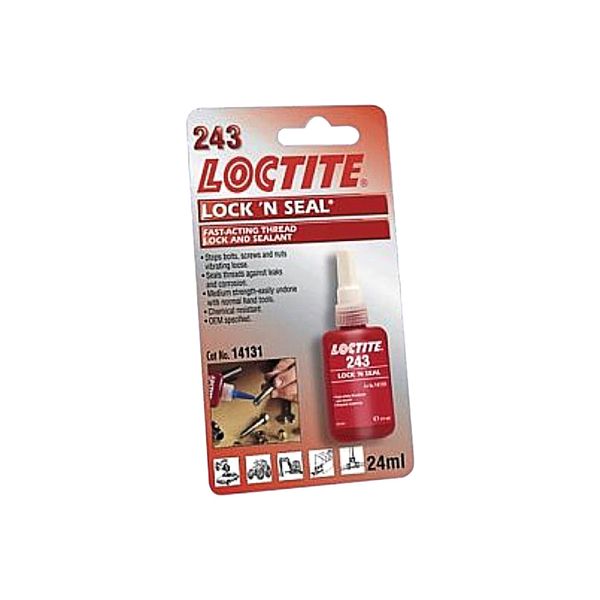 Loctite 243 Lock N Seal Bottle 24ml (Each) - PROTEUS MARINE STORE