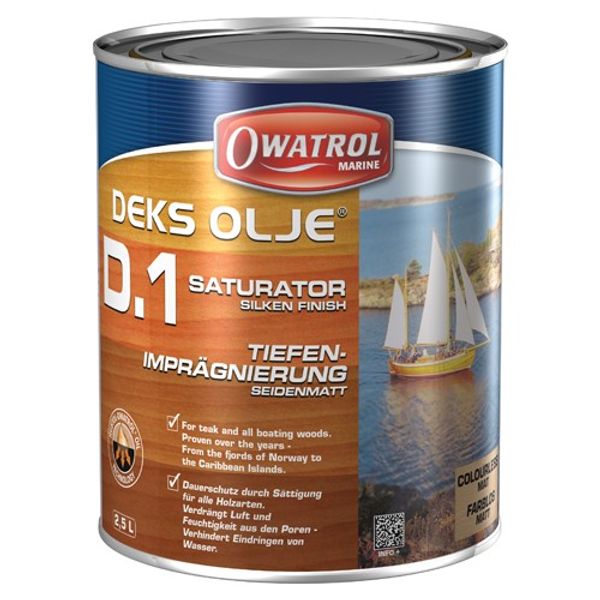 Owatrol Deks Olje D1 Wood Oil 2.5L Each - PROTEUS MARINE STORE