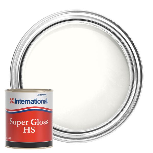 International Super Gloss HS Topcoat White 750ml - PROTEUS MARINE STORE