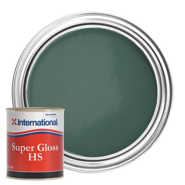 International Super Gloss HS Topcoat Thames Green 750ml - PROTEUS MARINE STORE
