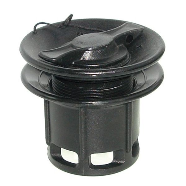 Polymarine Flush Fit Valve Black - PROTEUS MARINE STORE