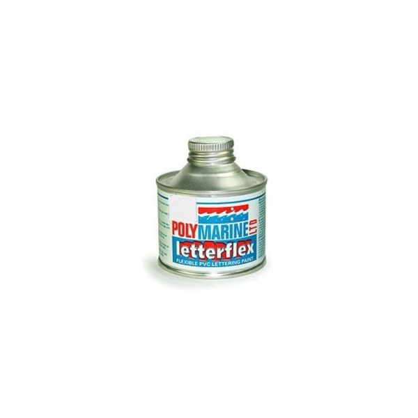 Polymarine Letterflex PVC Paint (125ml / White) - PROTEUS MARINE STORE