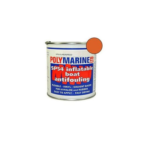 Polymarine SP54 Hypalon Antifoul Orange 1L - PROTEUS MARINE STORE