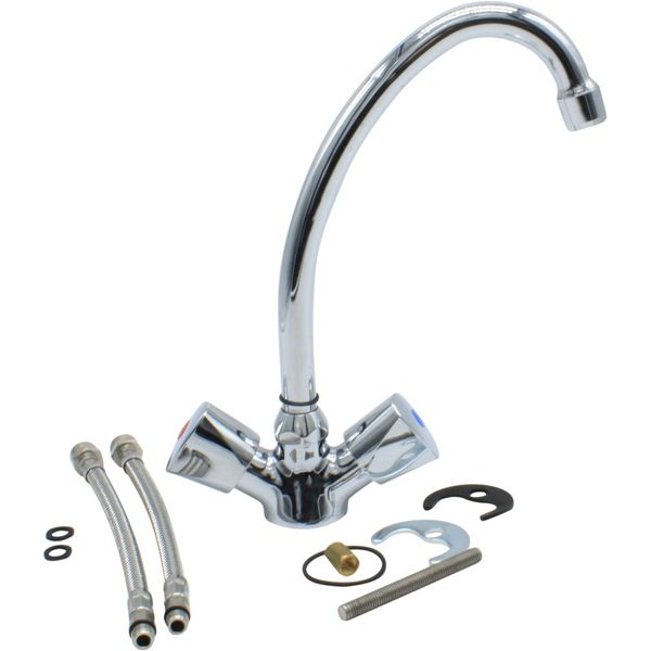 Osculati Single Hole Mixer Tap Swivelling Spout - PROTEUS MARINE STORE