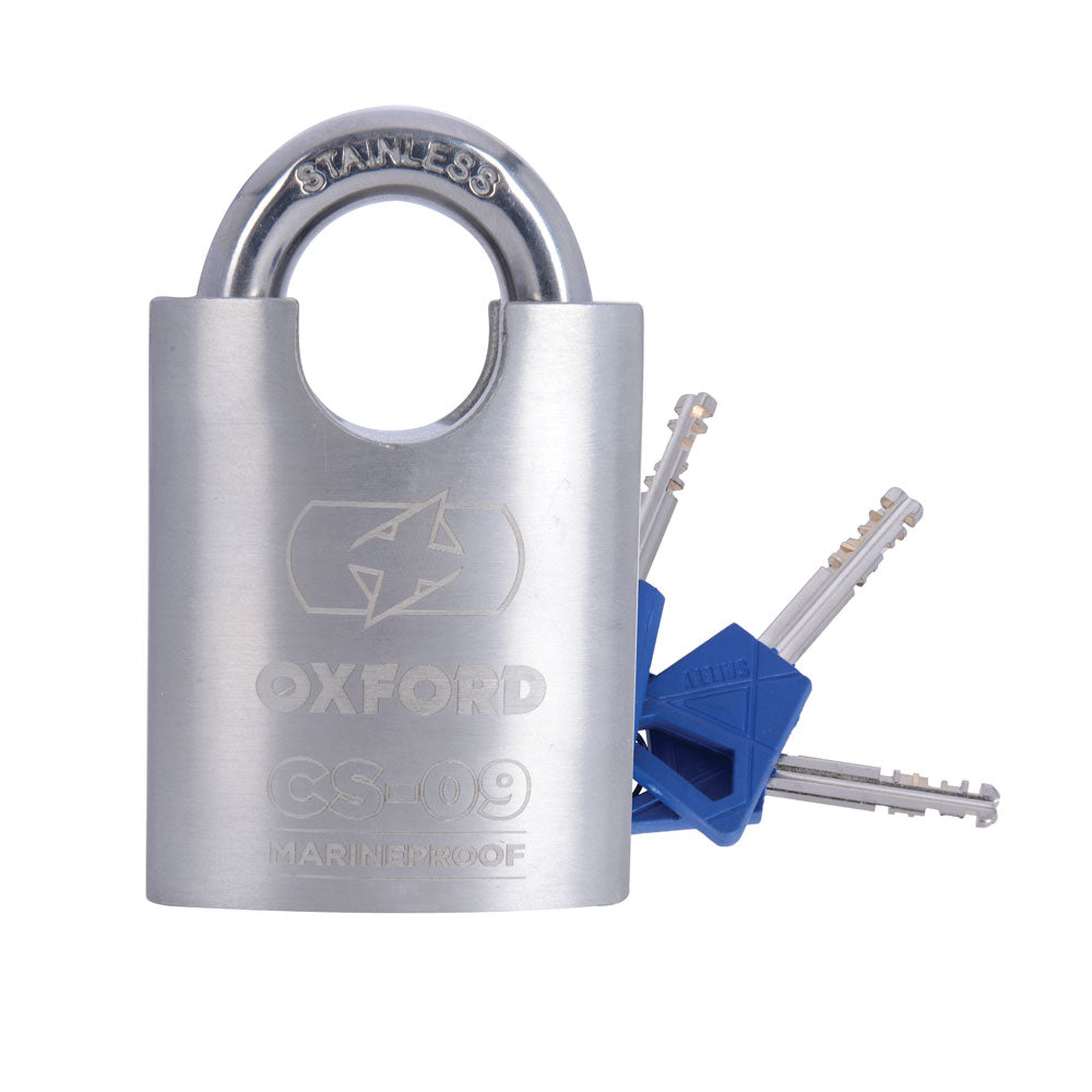 Oxford CS09 Marine Stainless Padlock - PROTEUS MARINE STORE