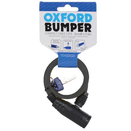 Oxford Bumper Cable Lock-Black - PROTEUS MARINE STORE