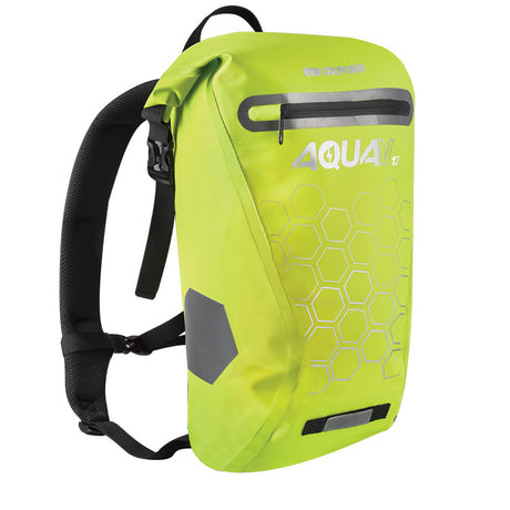 Oxford Aqua V 12 Backpack Yellow Hexagons - PROTEUS MARINE STORE