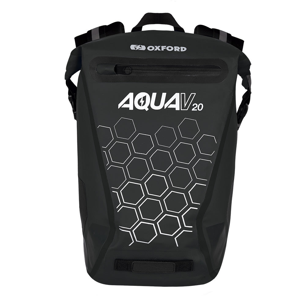 Oxford Aqua V20 Backpack - Black Hexagons - PROTEUS MARINE STORE