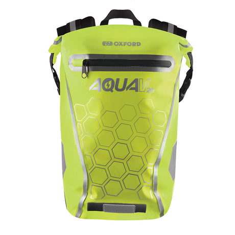 Oxford Aqua V20 Backpack - Yellow Hexagons - PROTEUS MARINE STORE