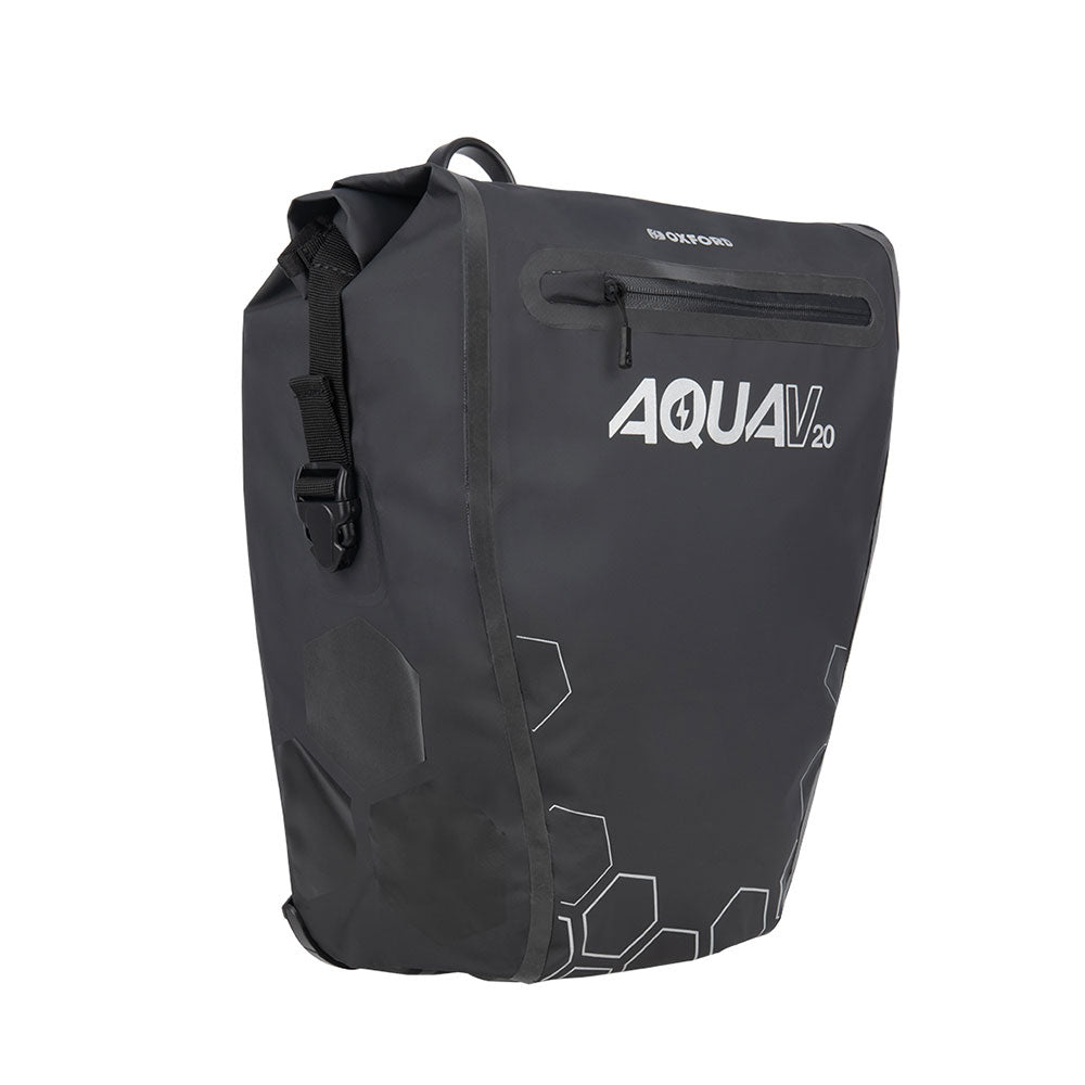 Oxford Aqua V 20 QR Single Pannier - Black - PROTEUS MARINE STORE