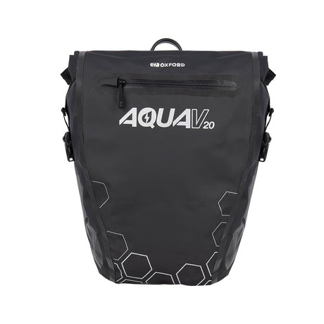 Oxford Aqua V 20 QR Single Pannier - Black - PROTEUS MARINE STORE