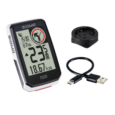 Sigma ROX 2.0 GPS Cycle Computer - White - PROTEUS MARINE STORE