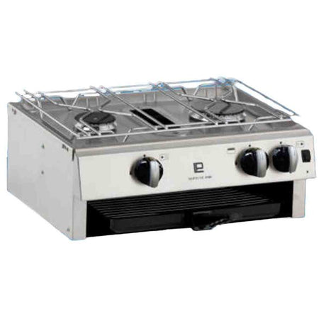 Tasman 4500 Twin Hob with Grill and Ignition - PROTEUS MARINE STORE